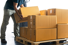 Carriage loading, palletizing, etc.